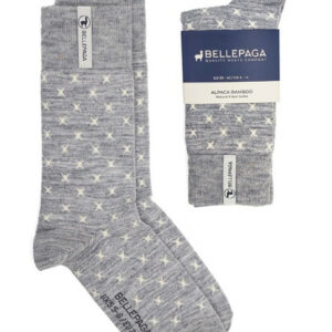 Chaussettes Mallqui - Classique - Gris clair/Crème