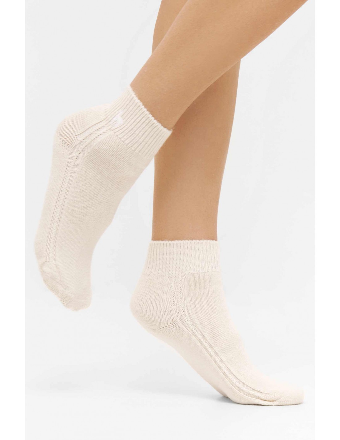 Chaussette confort - Blanc – Image 2