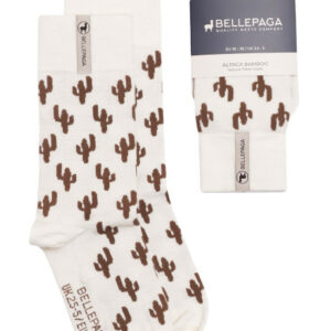 Chaussettes Kachi - Blanc/Brun