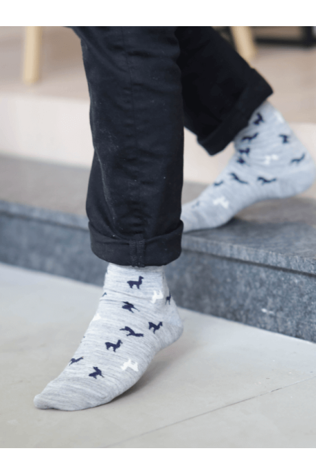 Chaussettes Pichu - Gris clair – Image 2